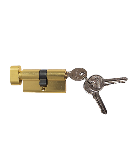 Цилиндровый механизм Цилиндр TRODOS ключ-завертка ЦМВ 60 (25*10*25)-ЗК PB 