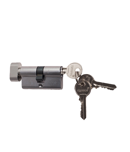 Цилиндровый механизм Цилиндр TRODOS ключ-завертка ЦМВ 60 (25*10*25)-ЗК CP 
